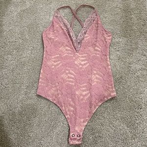 Express LaceThong Bodysuit (XS)
